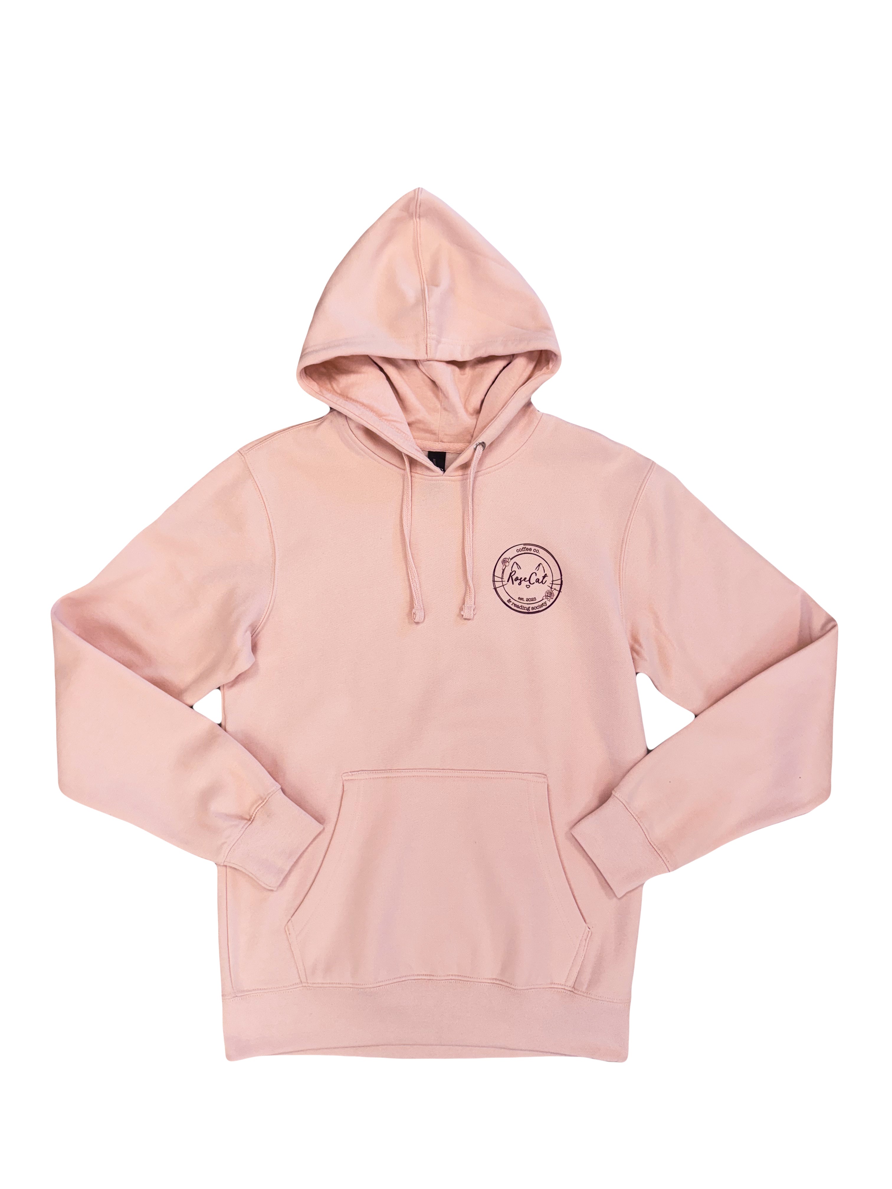 Rose Cat Champion Hoodie White M